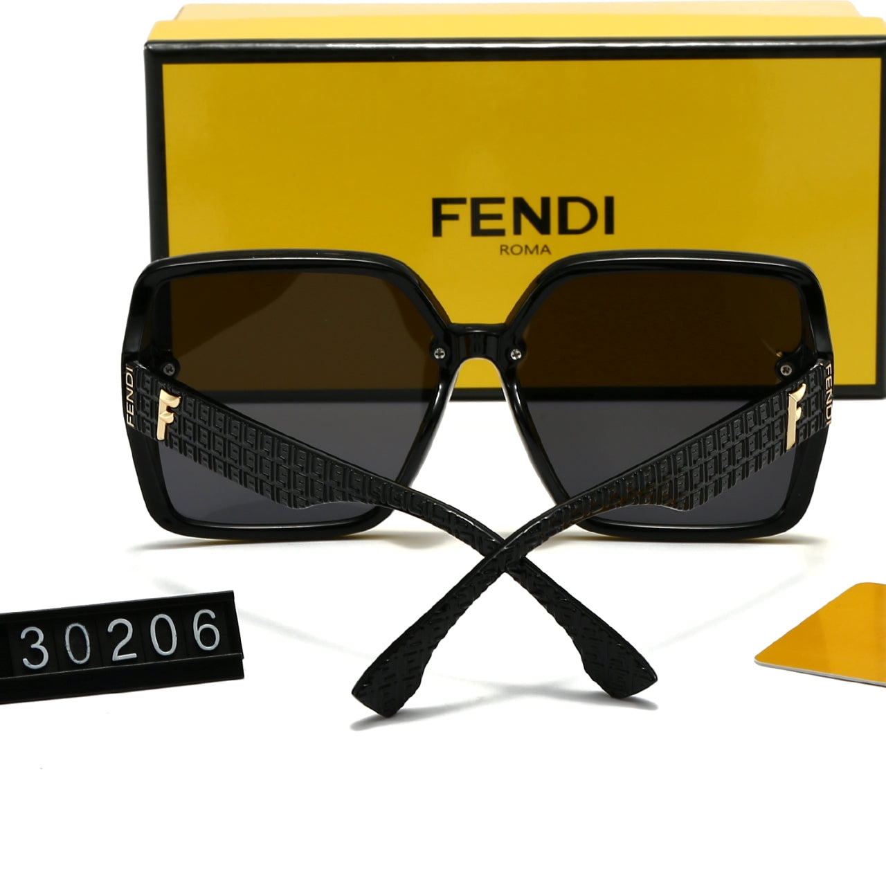 Square frame holiday sunglasses 30206s-sss62